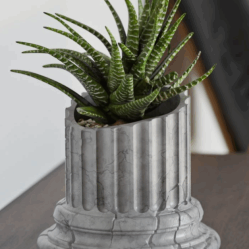 Greek Pillar Flower Pot